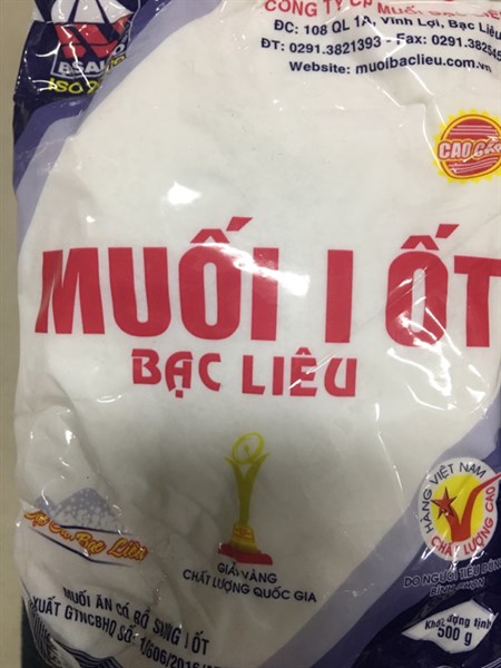 MUỐI I OT BẠC LIÊU 500G