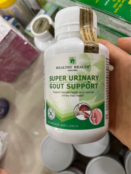 Alternative view of WEALTHY HEALTH SUPER URINARY GOUT SUPPORT 100v