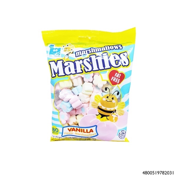 Kẹo xốp hoa Marshies vani 80g