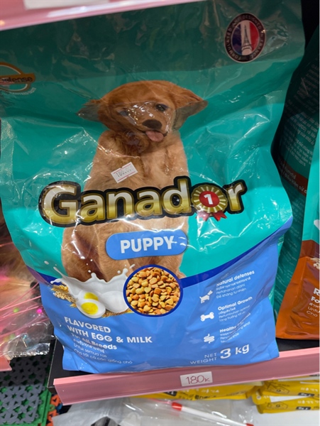 Hạt Ganador Puppy Trứng sữa 3kg