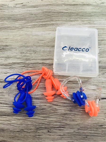 Nhét tai + kẹp mũi bơi Cleacco 14NT