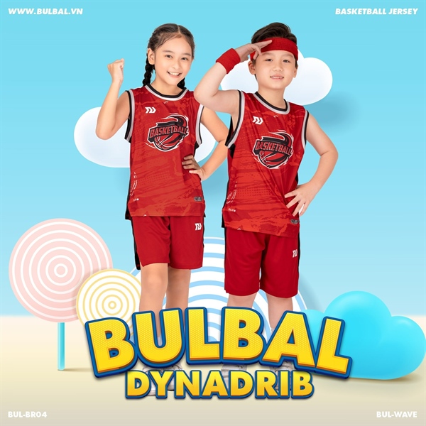 Quần áo bóng rổ Bulbal DYNADRIB BRL04, 5=>9 169QA