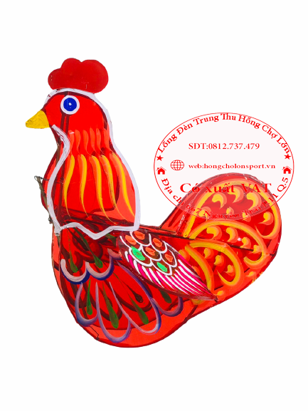 Lồng Đèn Trung Thu Kiếng Lớn Gà trống 80cm