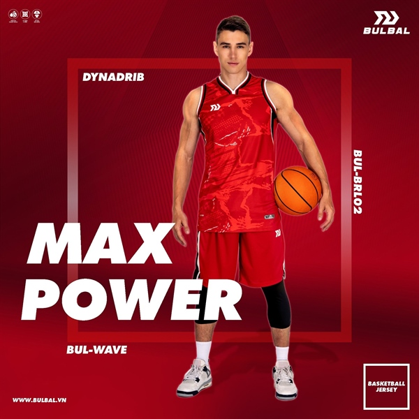 Quần áo bóng rổ Bulbal DYNADRIB BRL02 MAX POWER, M=>2XL 169QA