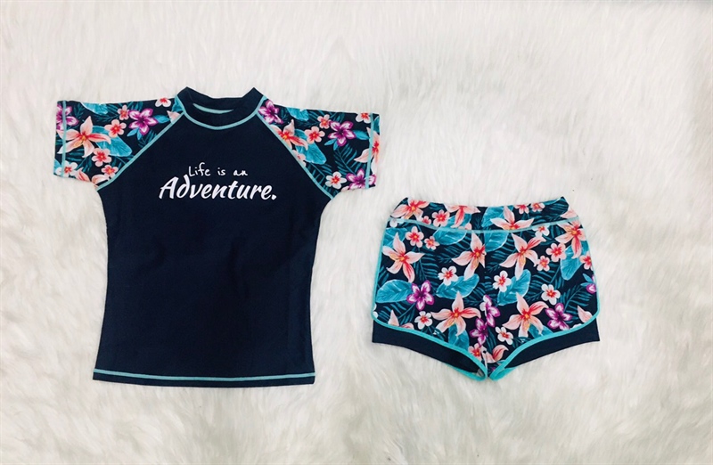 Đồ bơi nữ rời Short tay con M=>2XL, 30B216