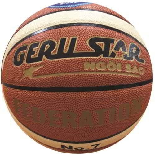 Bóng rổ Geru Star B7 da Federation PU 2 màu số 7, 08GR