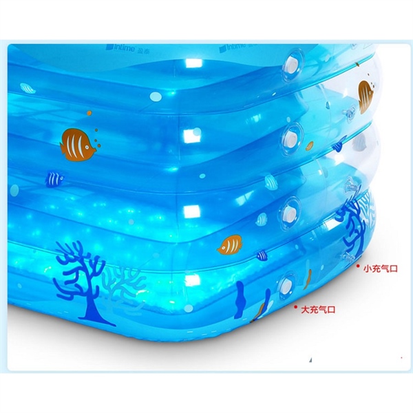 Phao hồ bơi chữ nhật 1m43 x 105 x 75cm (4 tầng)