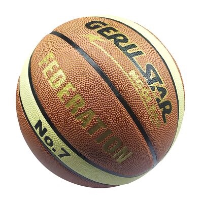 Bóng rổ Geru Star B7 da Federation PU 2 màu số 7, 08GR