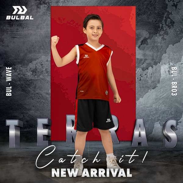 Quần áo bóng rổ Bulbal TERRAS BRL01, 11=>13 nhí 169QA