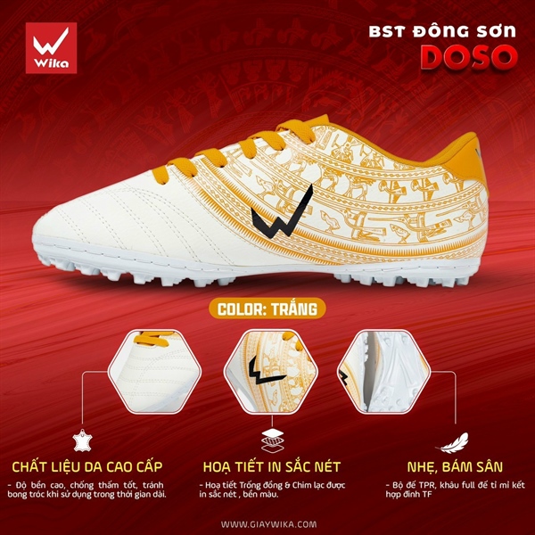 Giày bóng đá Wika DOSO ĐỦ MÀU size 38=>44 , 163GL^^