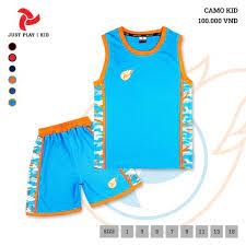 Quần áo bóng rổ Justplay CAMO, 1=>9 nhí 164QA