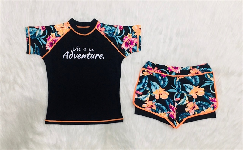 Đồ bơi nữ rời Short tay con M=>2XL, 30B216