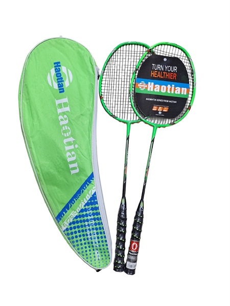 Vợt cầu lông cặp HAOTIAN HT8805 PINK + GREEN, 07TQ'''