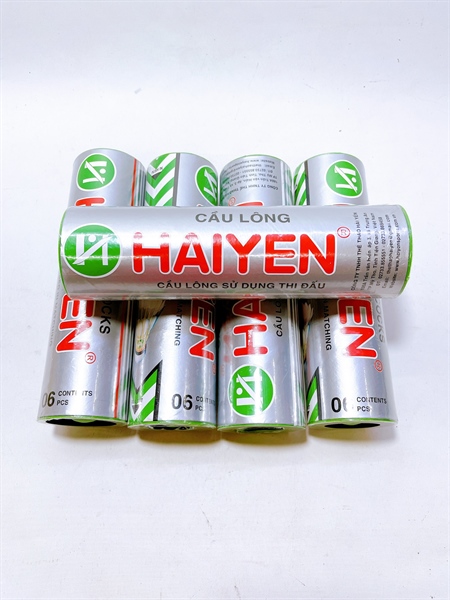 Cầu lông Hải Yến bạc ngắn (Ống/6)HY24C