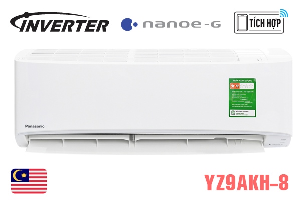 Máy lạnh Panasonic Inverter 1 HP CU/CS-YZ9AKH-8 - 2 chiều