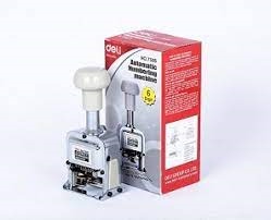 Máy bấm nhảy số Deli 7508