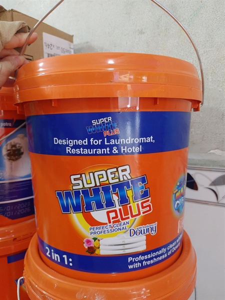 Thùng bột giặt Super White 9kg