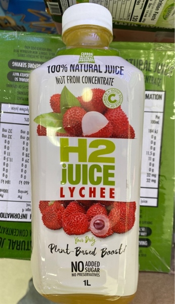 NƯỚC ÉP H2 JUICE LYCHEE 1,25L