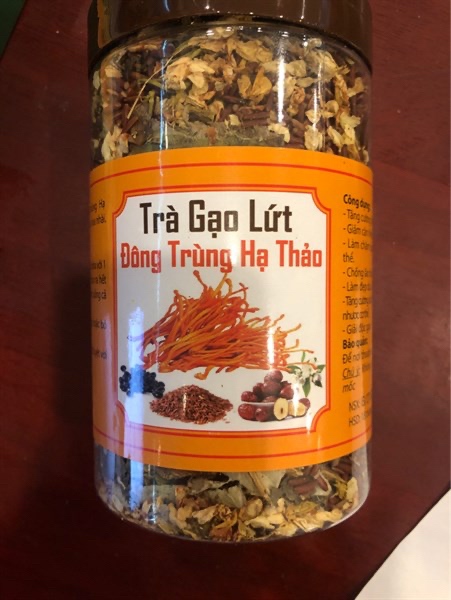 Trà gạo lứt đông trùng hạ thảo
