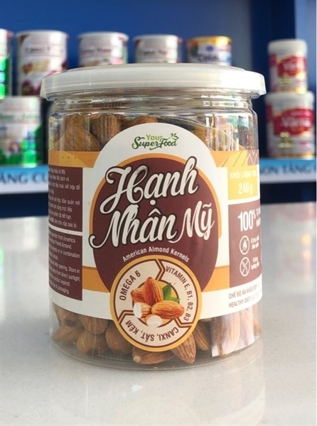 Hạnh Nhân Mỹ Your Super Food 240G