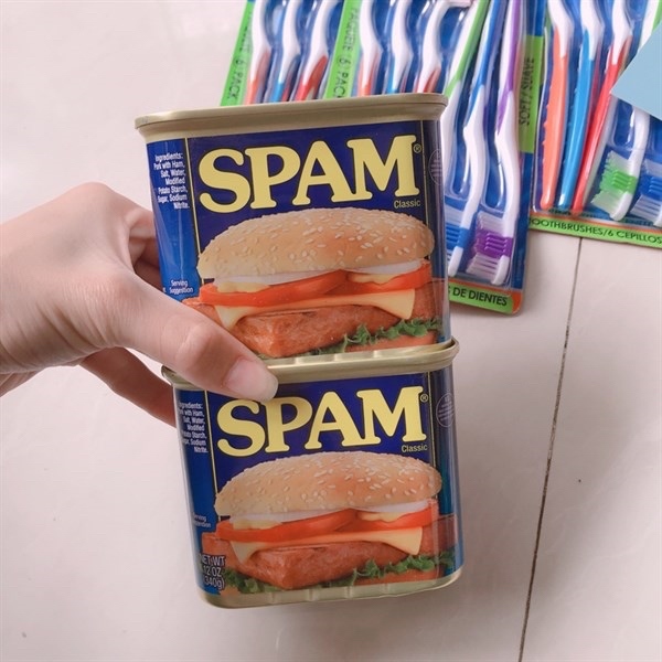 BKN THỊT HỘP SPAM BÁNH MÌ CLASSIC NHẬP KHẨU MỸ 340G