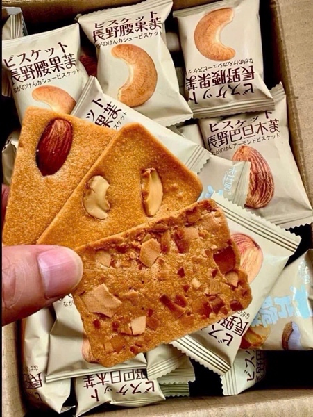 HỘP BÁNH QUY HẠT DINH DƯỠNG NAGANO NUT CAKE 345G