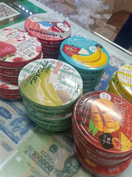 Phô mai QBB vị chuối Nhật Bản