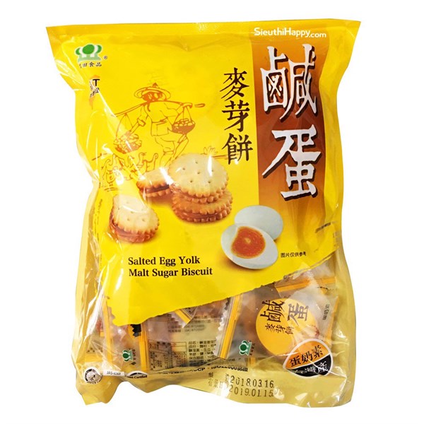 Bánh quy nhân trứng muối 180g Đài Loan