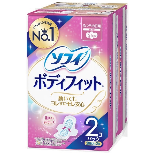 Set 2 gói Băng vệ sinh Unicharm ban ngày có cánh 21cm