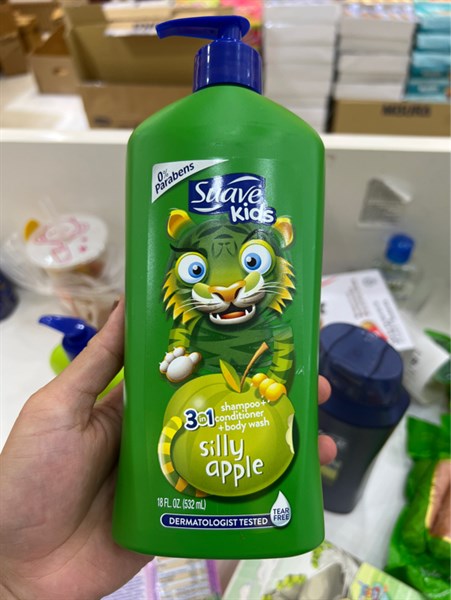Sữa tắm Suave Kids táo 532ml