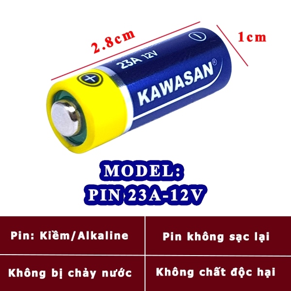 PIN ALKALINE 12V 23A KAWASAN