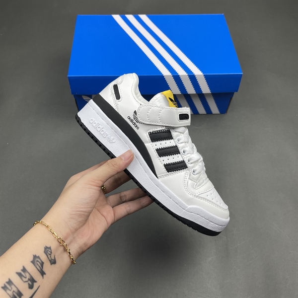 Giày Das Forum 84 White Black (Có Quai)