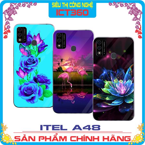 Ốp lưng kính ITEL A48 - Nhận in ảnh theo yêu cầu