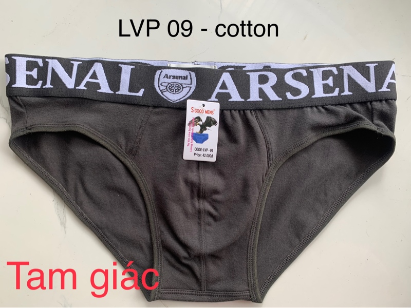 Quần lót bản lớn cotton tam giác LVP09 - XXL