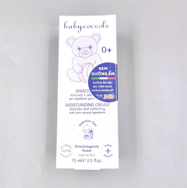 Kem dưỡng ẩm chống nẻ Babycoccole chiết xuất hạnh nhân 75ml (0M+) (M.11)