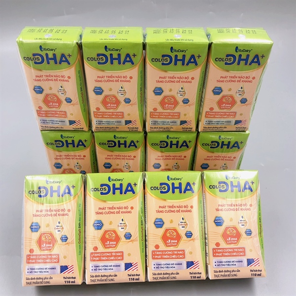 Sữa uống Colos DHA+ Lốc 4 x 110ml