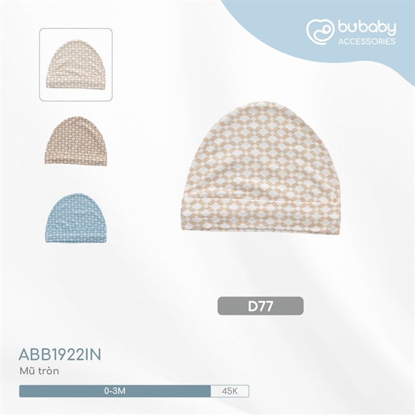 Mũ tròn Bubaby ABB1922IN