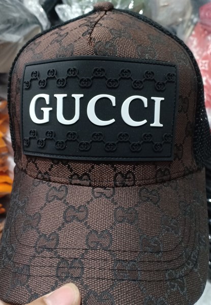 Nón QC- GG Trắng Nâu