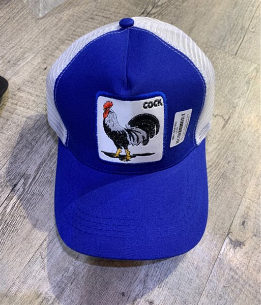 Nón lưới Trắng- Xanh Gà