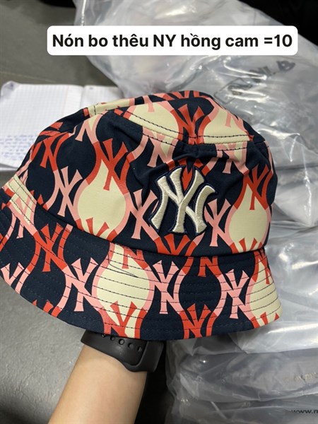 Nón Bo - họa tiế đỏ cam NY