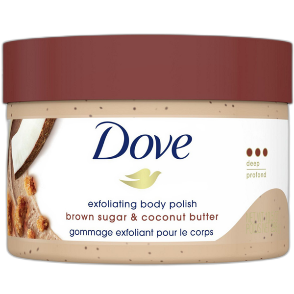 DOVE - Exfoliating Body Polish, Brown Sugar & Coconut Butter, 298g