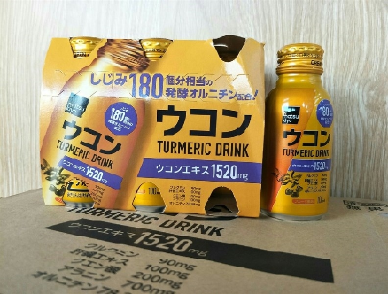 NƯỚC UỐNG TINH CHẤT NGHỆ TURMERIC DRINK / LỐC 6 CHAI.