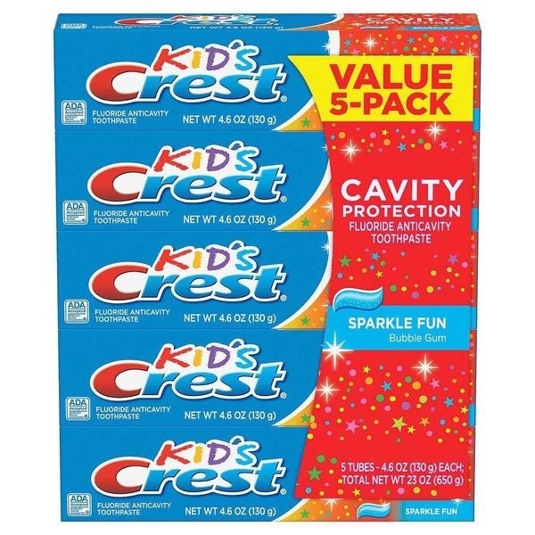KEM ĐÁNH RĂNG CHO BÉ CREST KIDS CAVITY PROTECTION 130G