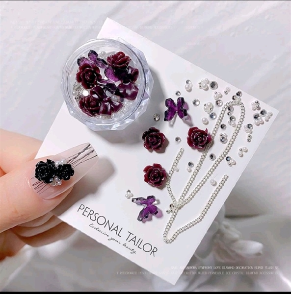 Charm bướm ,nơ mix