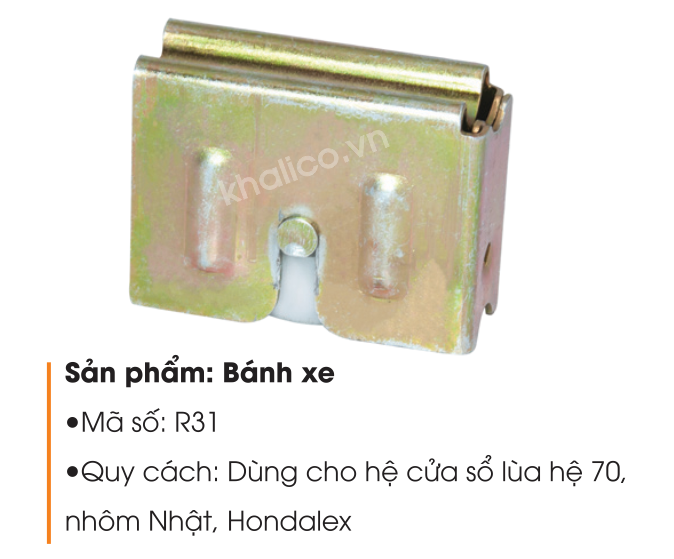 Bánh xe R31 inox KL 304