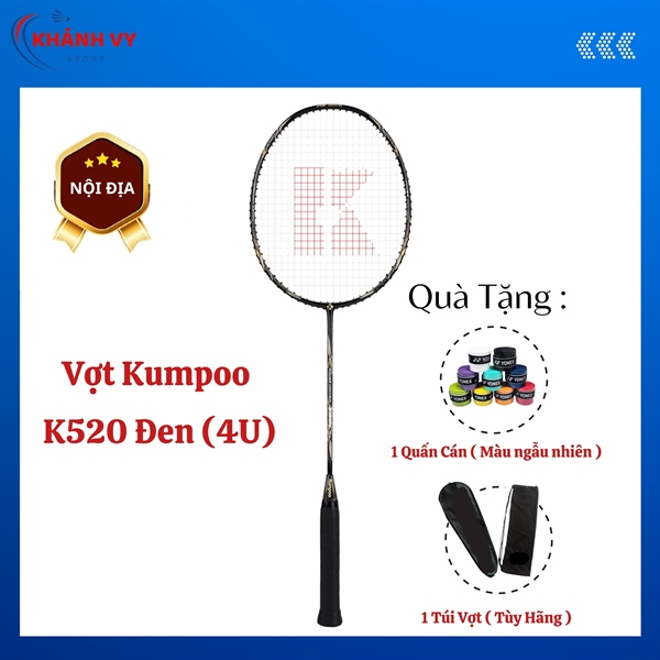Vợt Cầu Lông Kumpoo K520 Pro Đen ( Nội Địa )