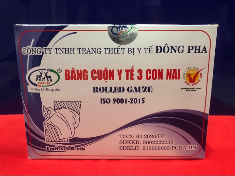 Băng cuộn y tế (1.8m * 8.5cm) ĐF