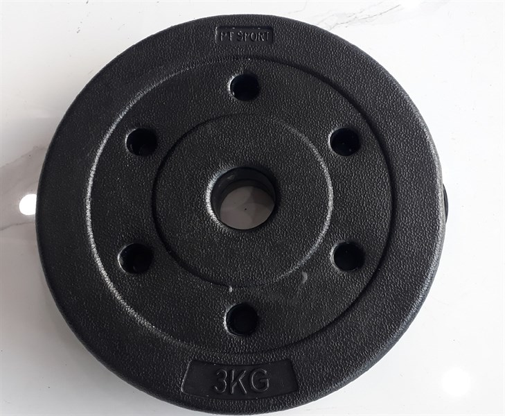 Tạ nhựa miếng - 3kg