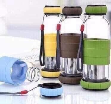 Bình pha trà ( chai thuỷ tinh 500ml )