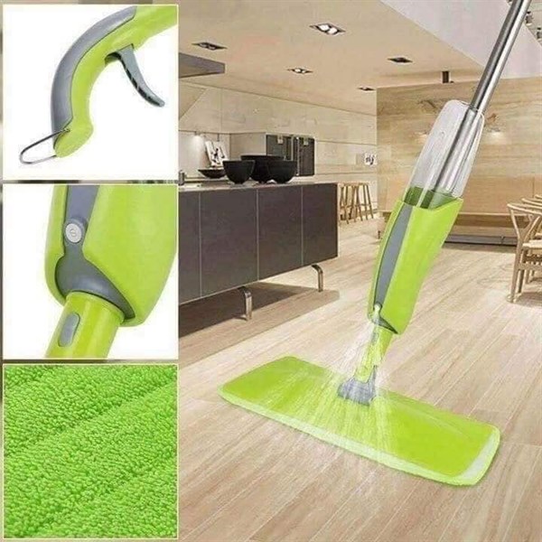 Chổi lau nhà kèm bình xịt